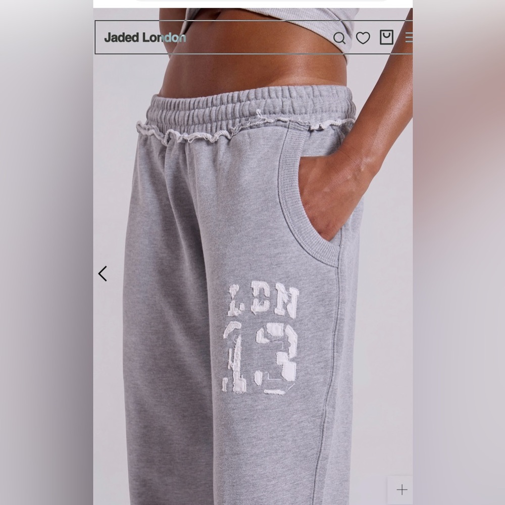 Jaded London, slim monster jogger, XS , grey